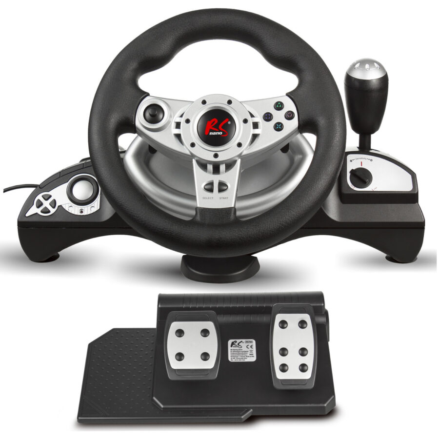 NanoRS RS700 Versenykormány PS4/PS3/XBOX ONE/XBOX ONE S/PC USB (X-INPUT/D-INPUT)/ANDROID